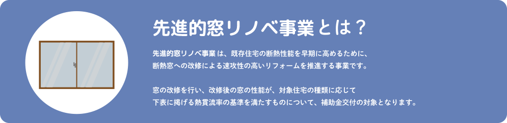 先進的窓リノベ事業とは？