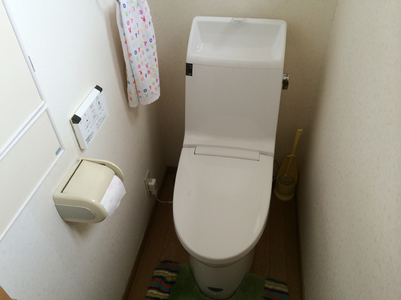 簡単入れ替え！お手入れのしやすいトイレへ！